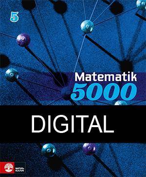 Matematik 5000 Kurs 5 Blå Lärobok, 2:a uppl Digital (12 mån)
