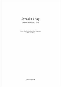 Svenska i dag 7 Lärarhandledning kopieringsunderlag Webb