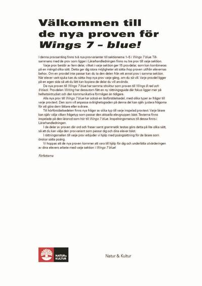 Wings 7 Blue Ersättningsprov pdf