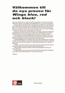 Wings 7 Blue, 8 Red, 9 Black Ersättn.prov pdf