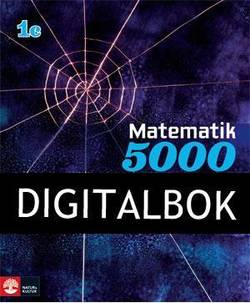 Matematik 5000 Kurs 1c Blå Lärobok Digitalbok ljud
