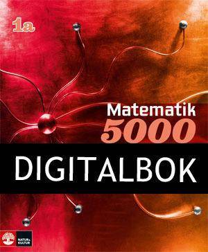 Matematik 5000 Kurs 1a Röd Lärobok Digitalbok ljud