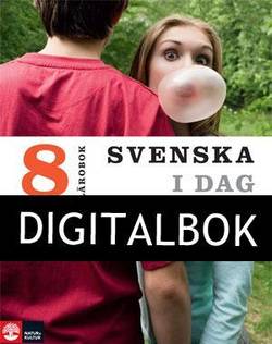 Svenska i dag 8 Lärobok Digitalbok