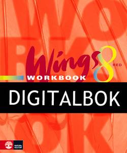 Wings åk 8 red Workbook Digitalbok ljud