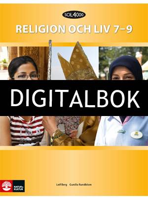 SOL 4000 Religion och liv 7-9 Stadiebok Digitalbok ljud