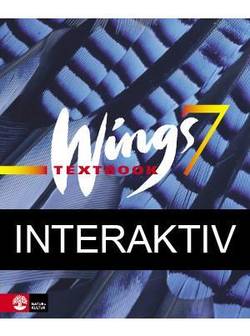 Wings åk 7 blue Textbook Interaktiv Bas