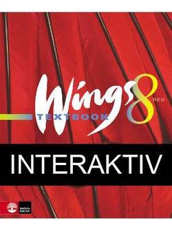 Wings åk 8 red Textbook Interaktiv Bas