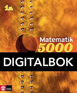 Matematik 5000 Kurs 1a Gul Lärobok Digital