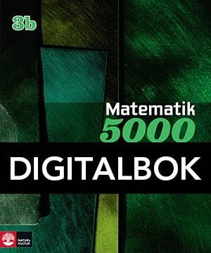 Matematik 5000 Kurs 3b Grön Lärobok Digital