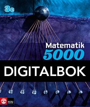 Matematik 5000 Kurs 3c Blå Lärobok Digital