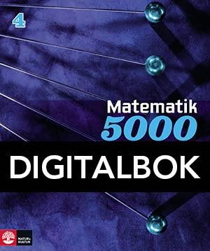 Matematik 5000 Kurs 4 Blå Lärobok Digital