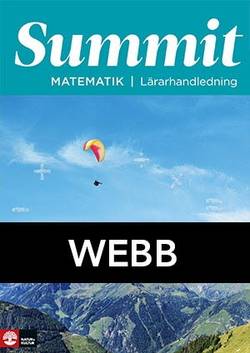 Summit Matematik Lärarhandledning Webb