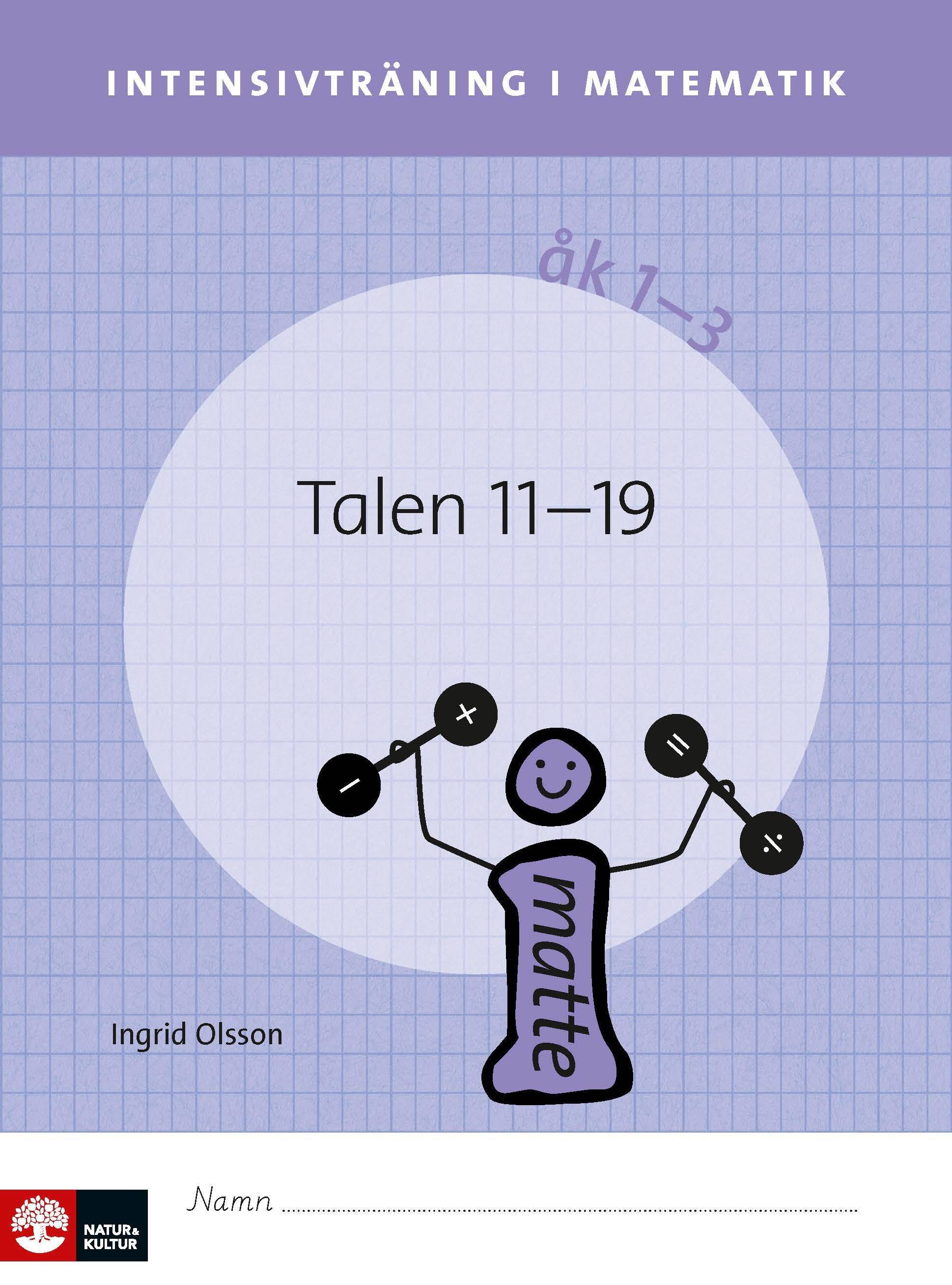 Intensivträning ma åk 1-3 Talen 11-19 Elevhäfte
