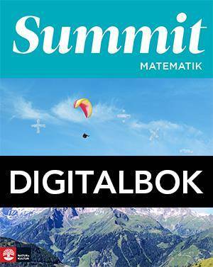 Summit matematik Elevbok Digitalbok, första upplagan