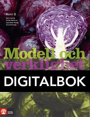 Modell och verklighet Kemi 2/B Lärobok Digital, an