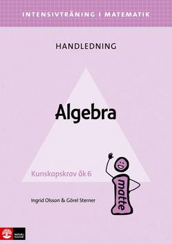 Intensivträning ma åk 4-6 Algebra Lhl