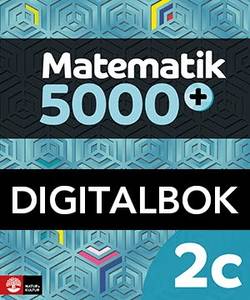 Matematik 5000+ Kurs 2c Lärobok Digital