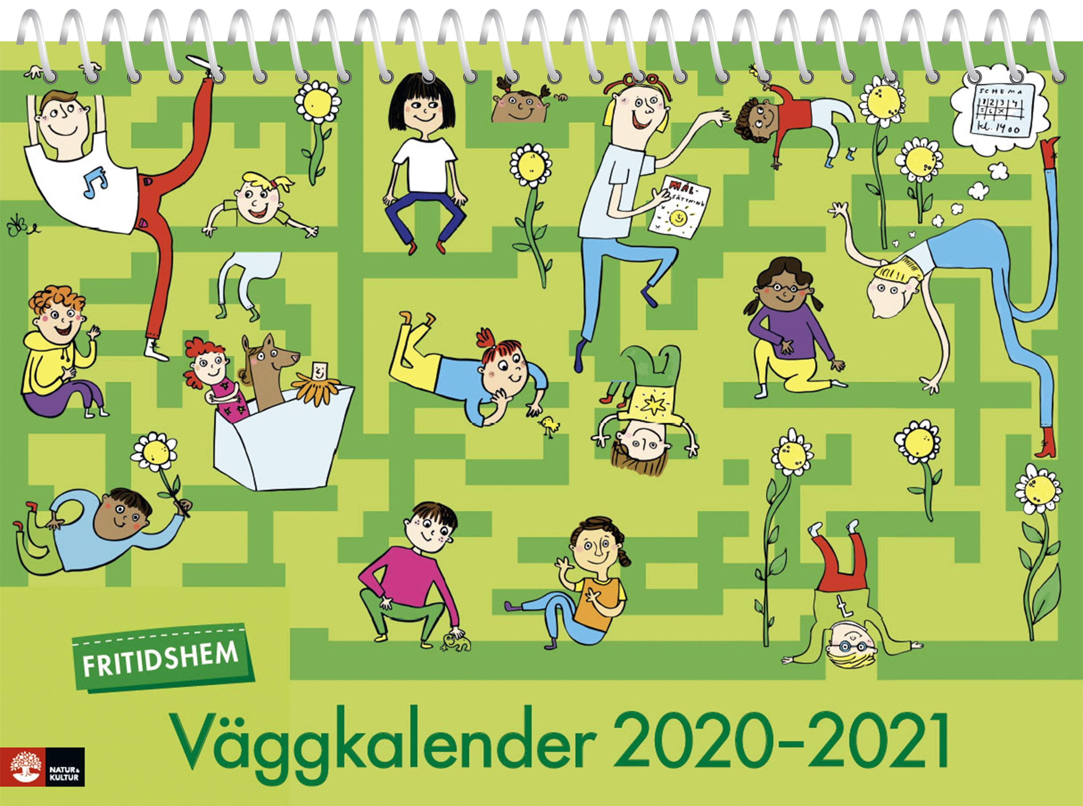 Fritidshem Väggkalender 2020-2021