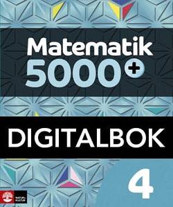 Matematik 5000+ Kurs 4 Lärobok Digital