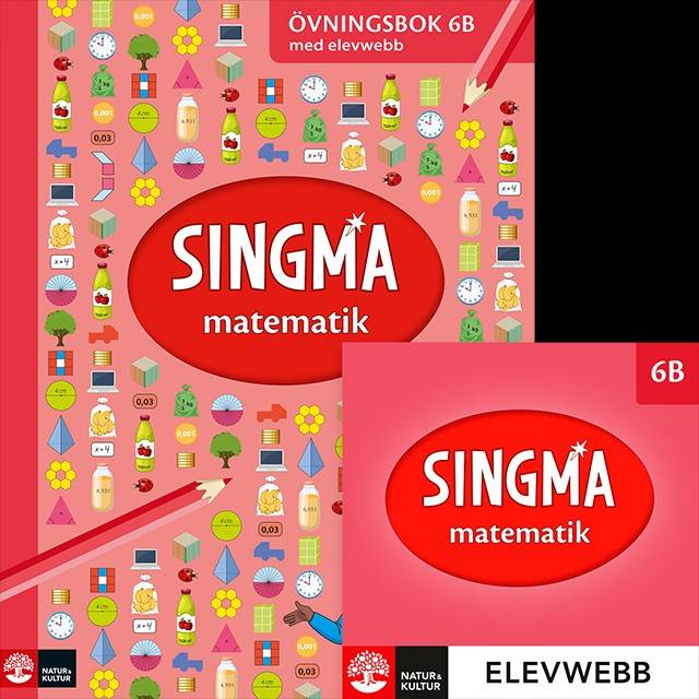Singma matematik 6B Övningsbok med elevwebb