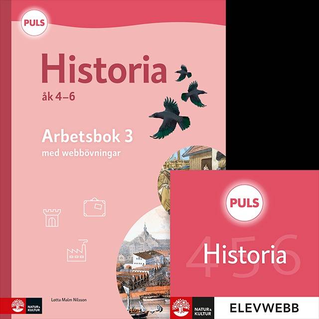 PULS Historia 4-6 Arbetsbok 3 med elevwebb, fjärde uppl