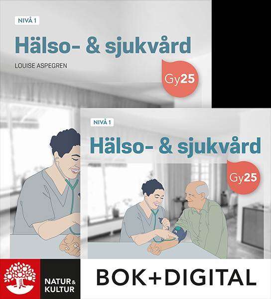 Hälso- & sjukvård nivå 1 Paket Bok+Digital