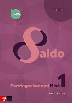 Saldo Företagsekonomi nivå 1 Arbetsbok