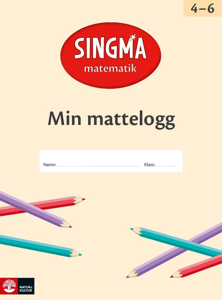 Singma matematik åk 4-6 Min mattelogg  (10-pack)