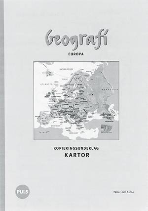 Geografi. Europa. Kopieringsunderlag kartor