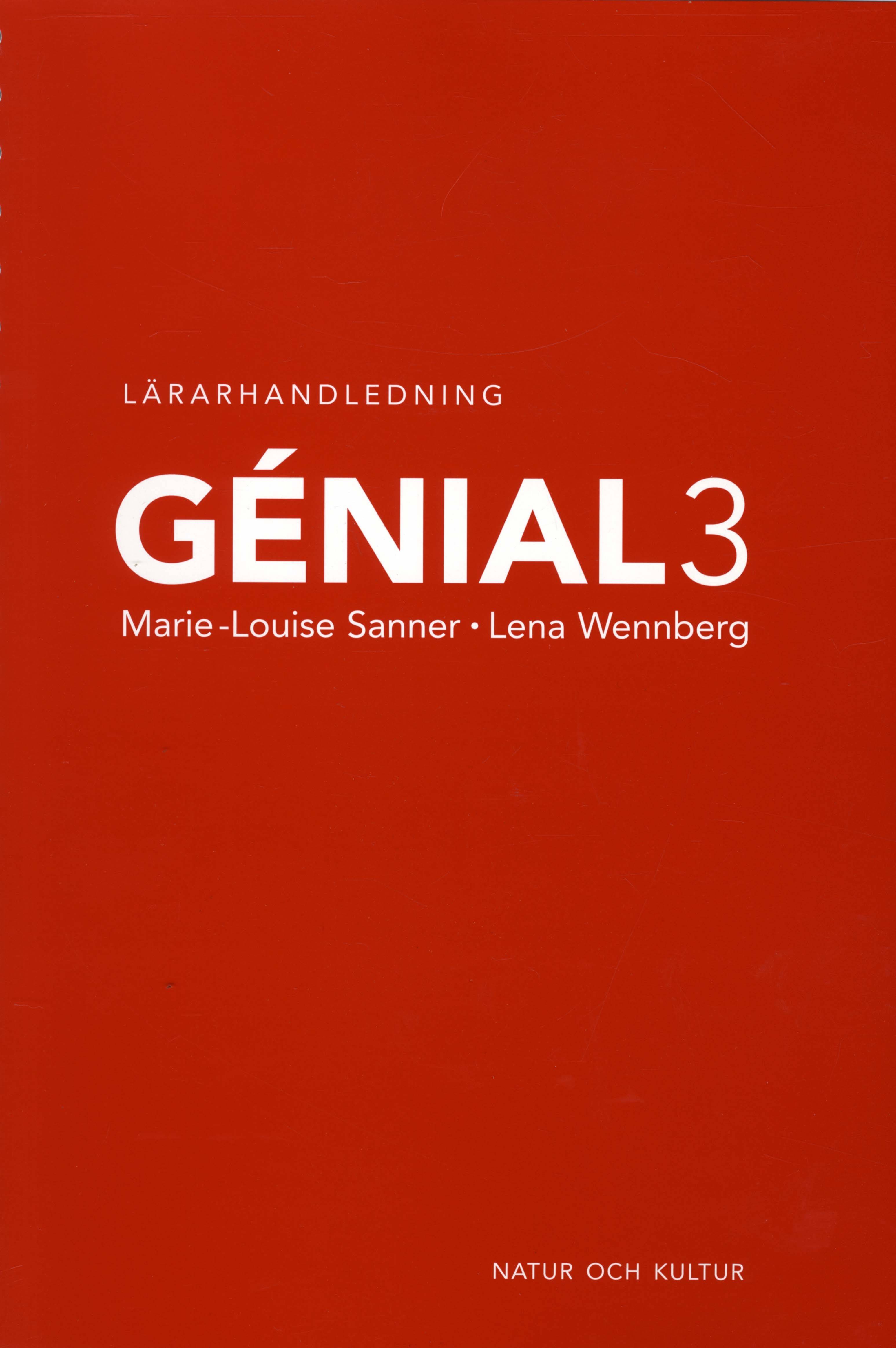 Génial. 3, Lärarhandledning