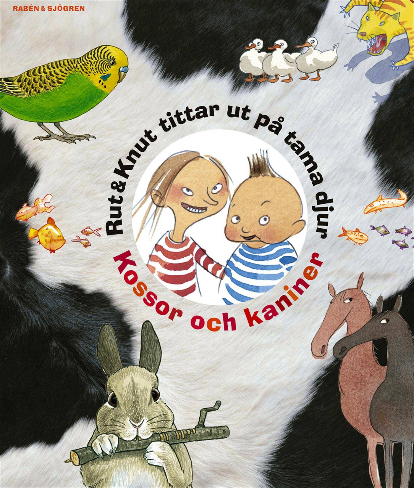 Rut & Knut tittar ut på tama djur : kossor och kaniner