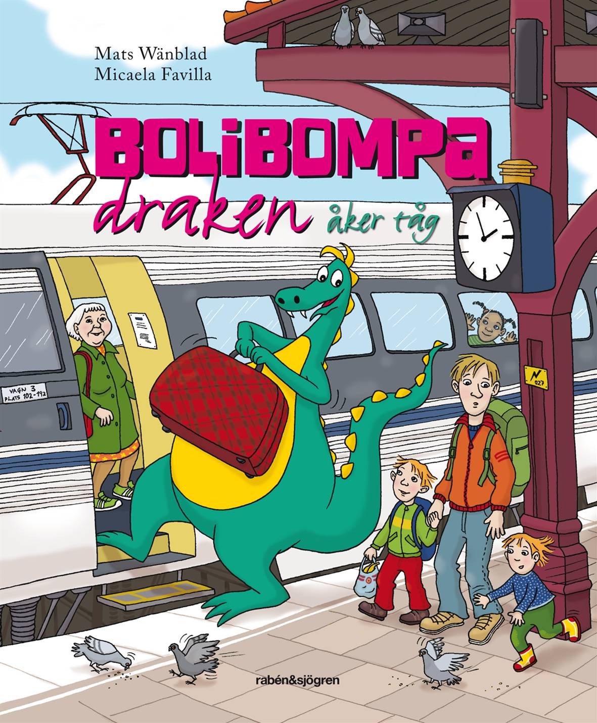 Bolibompa-draken åker tåg