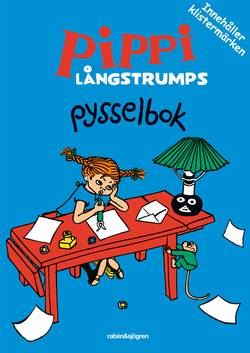 Pippi Långstrumps pysselbok blå