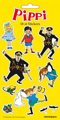 Pippi - Stickers : 18 stickers