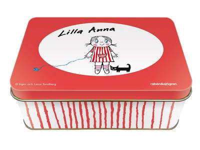 Lilla Anna - Plåtask : med stickers, stämplar och anteckningsbok