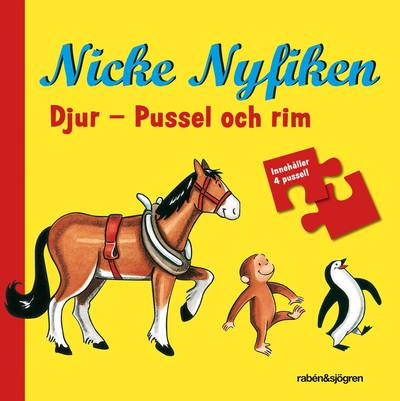 Nicke Nyfiken - Djur : Pussel och rim