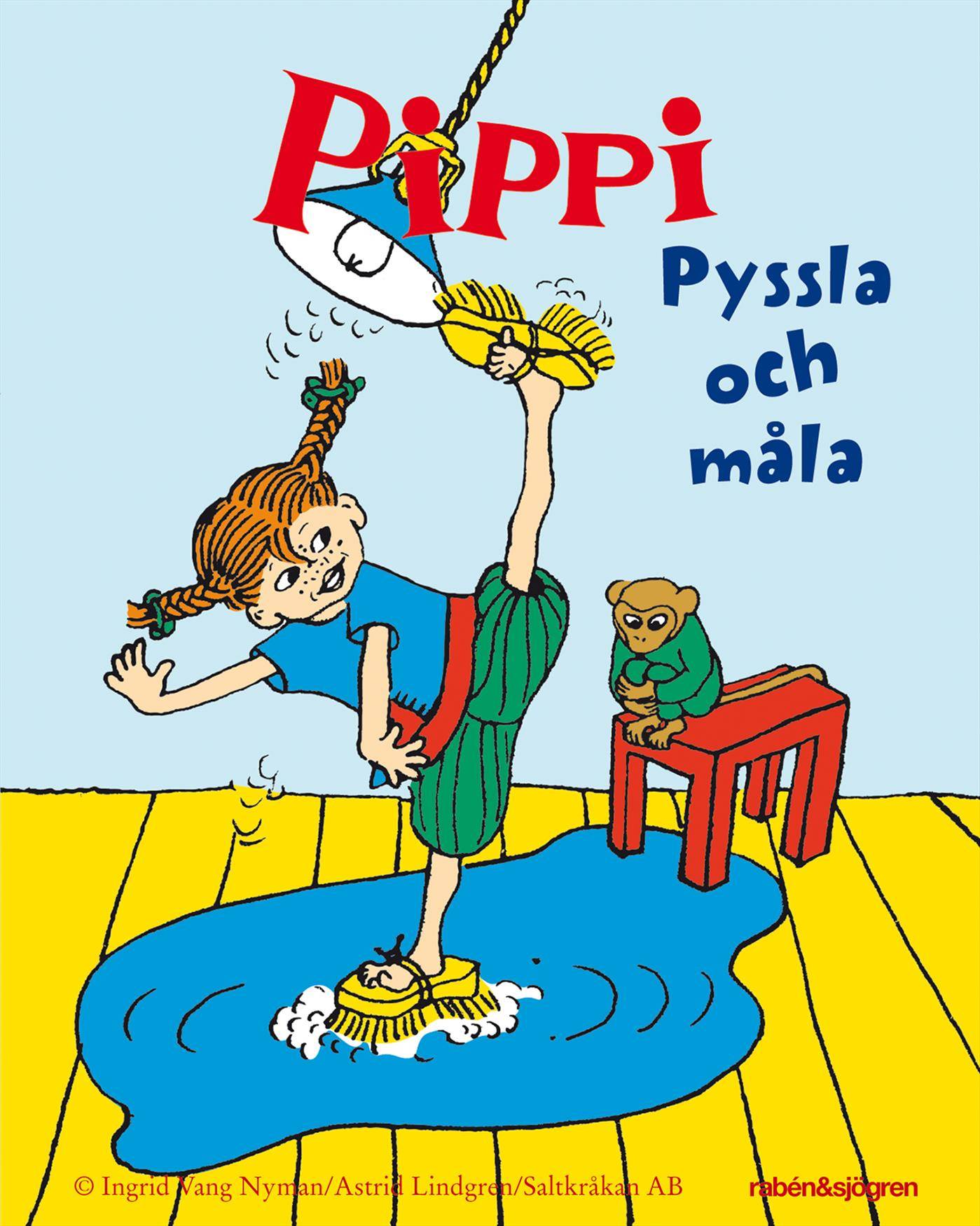 Pippi Minipyssel : Pippi pyssla och måla