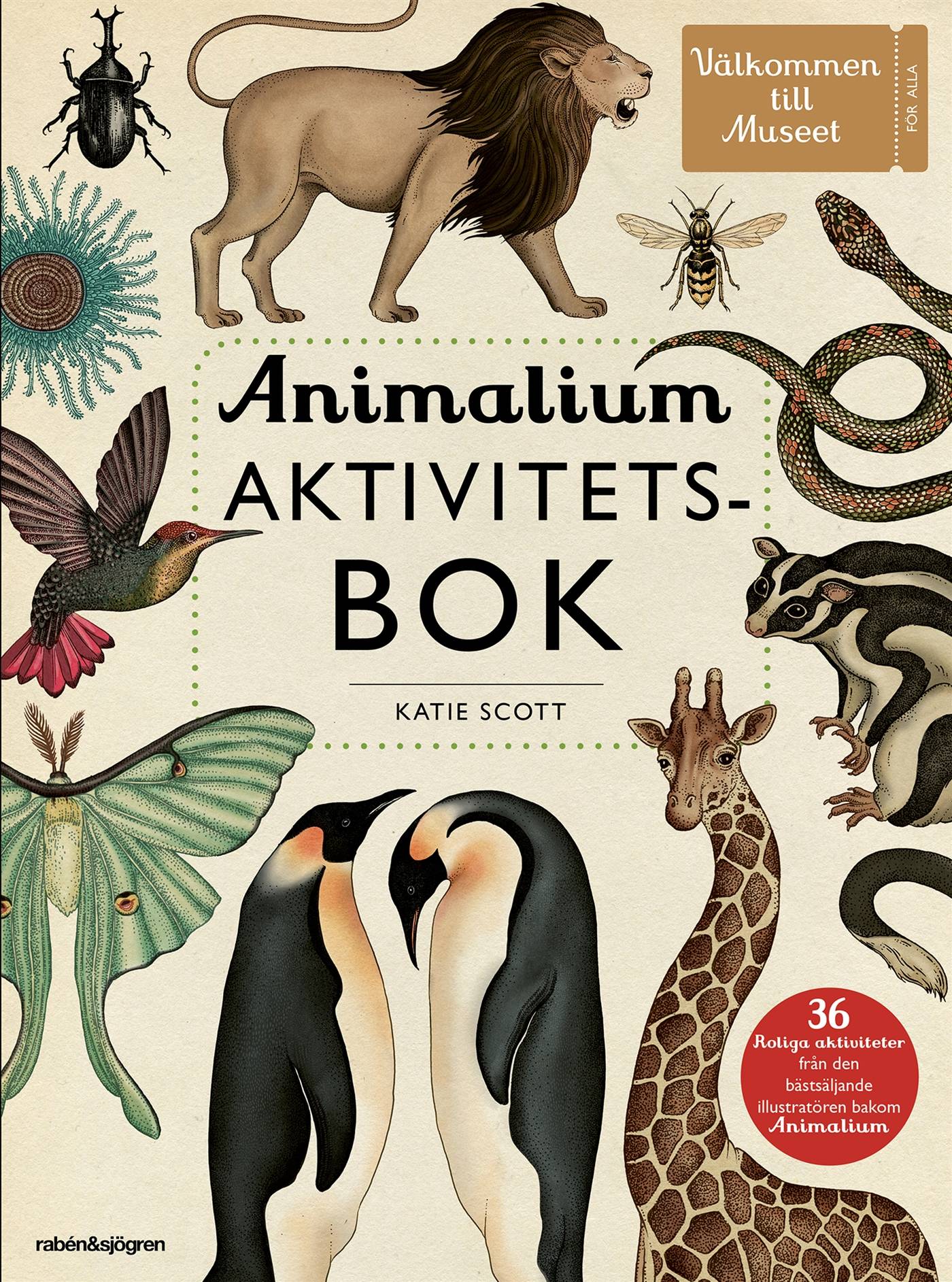 Animalium - Aktivitetsbok