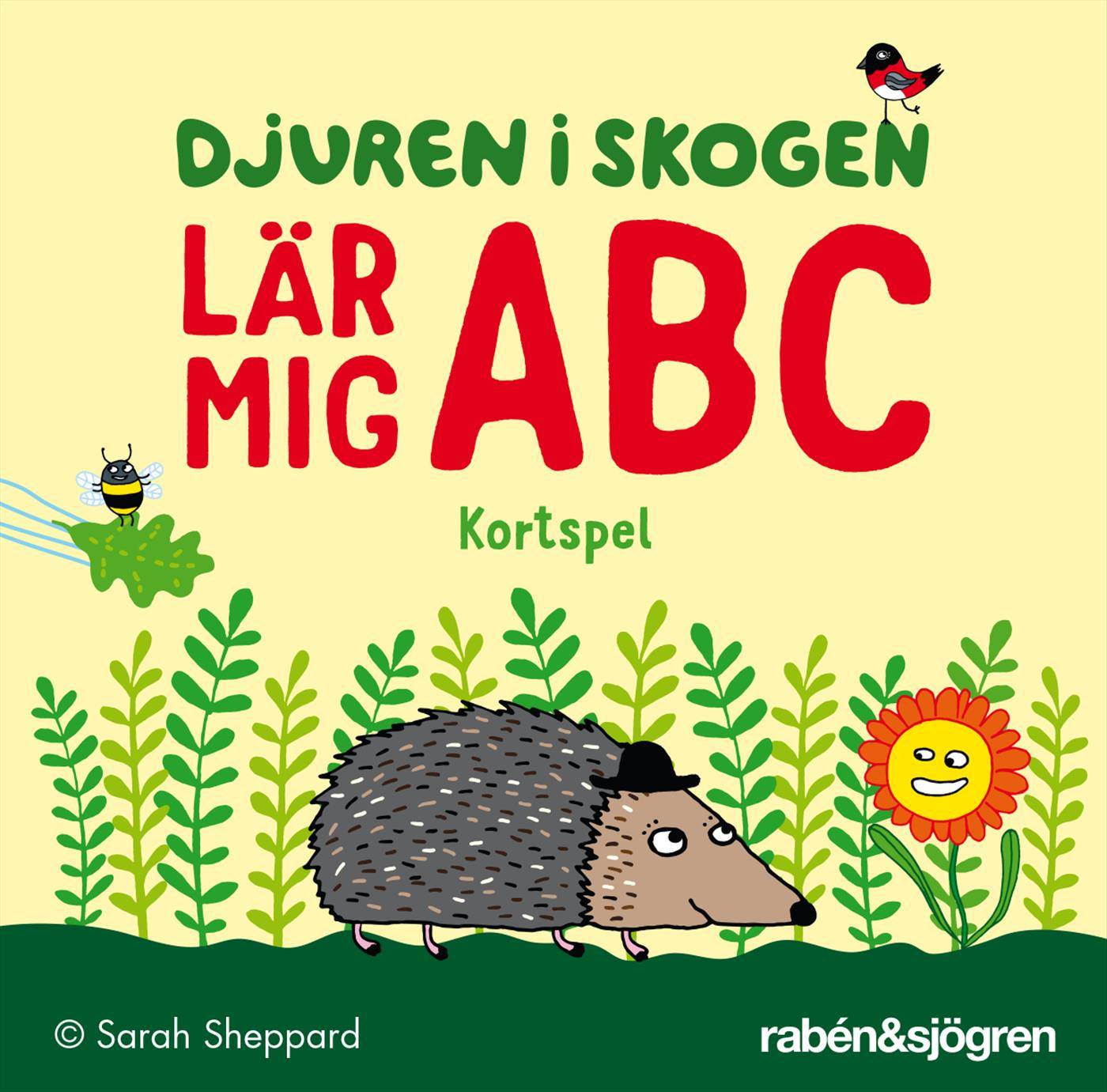 Djuren i skogen lär mig ABC -  kortspel