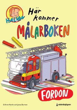 Här kommer målarboken. Fordon