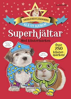 Superhjältar med klistermärken