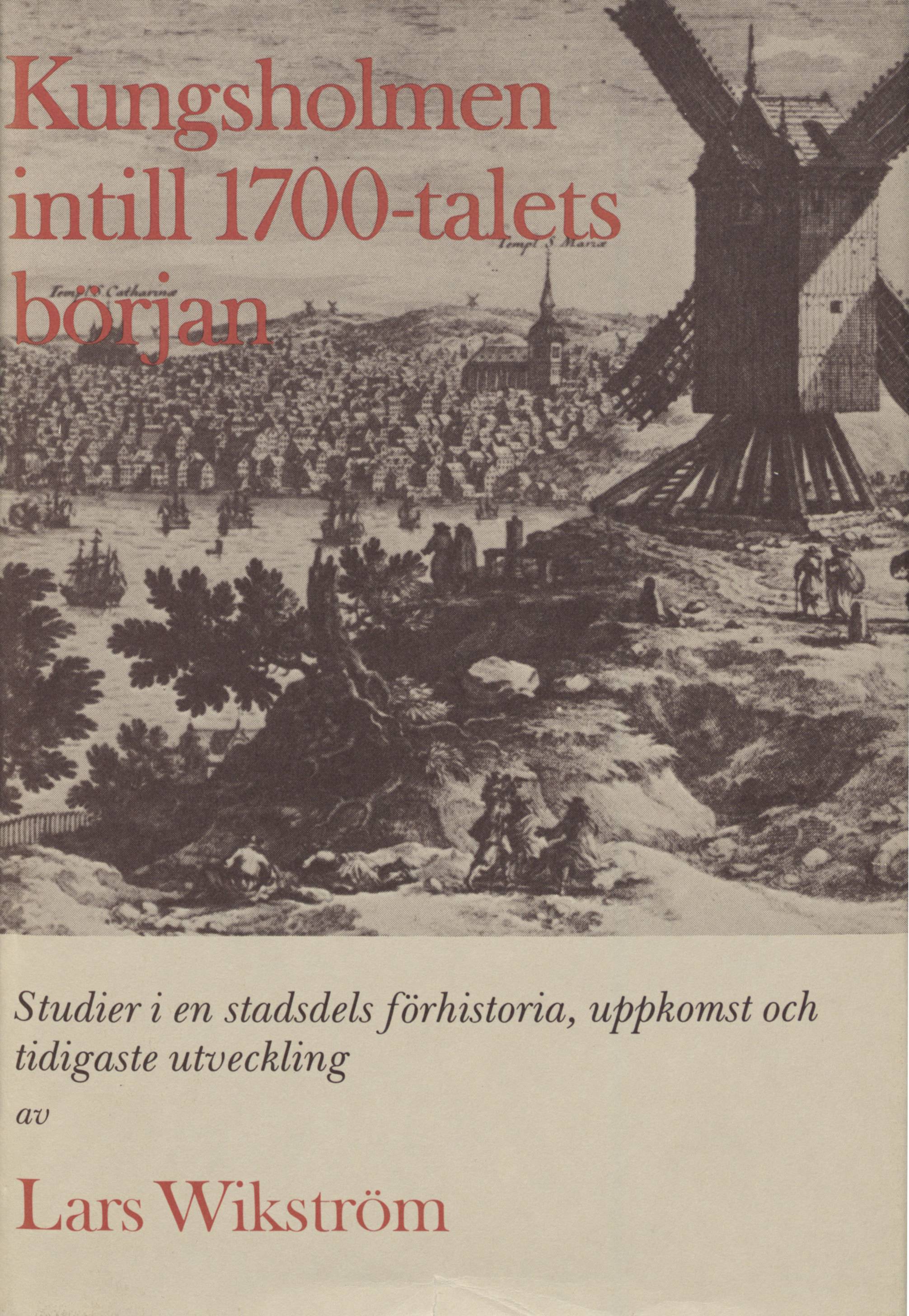 Kungsholmen intill 1700-talets början