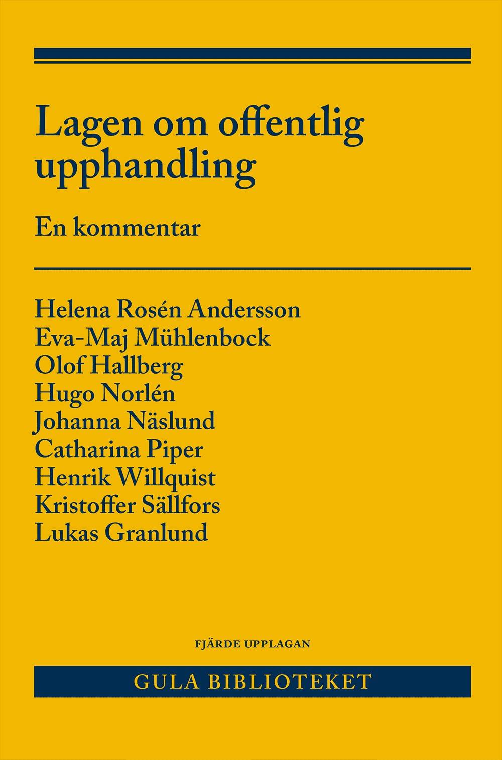 Lagen om offentlig upphandling : en kommentar