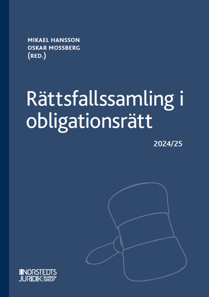 Rättsfallssamling i obligationsrätt : 2024/25