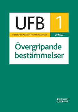 UFB 1 Övergripande bestämmelser : 2026/27