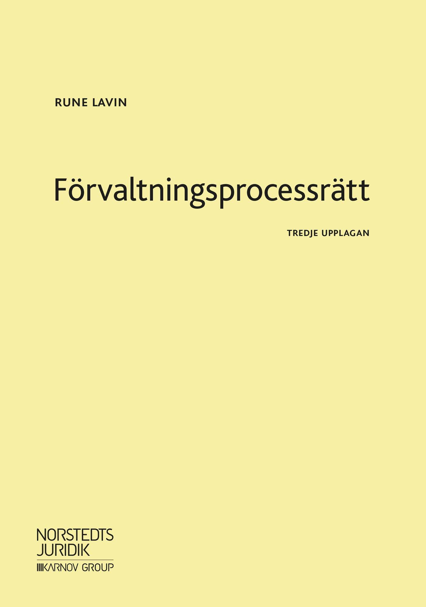 Förvaltningsprocessrätt