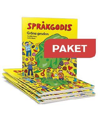 Språkgodis Gröna grodan Paketerbj 10 ex