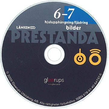 Prestanda Länken 6/7 Hjul/fjädring OH-bilder CD