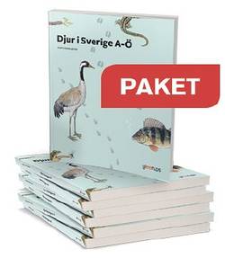 Djur i Sverige A-Ö Paket 10 ex