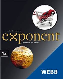 Exponent 1a, digitalt lärarmaterial, 12 mån